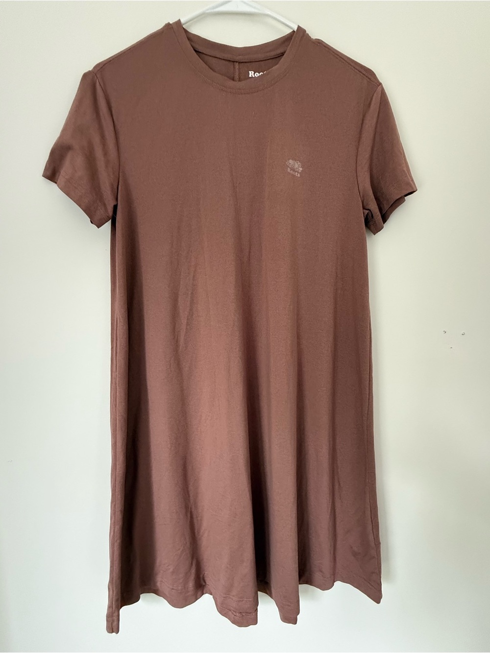 Roots Tee Dress in Light Brown